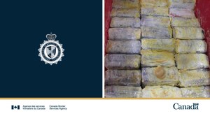 L'ASFC saisit plus de 200 kilogrammes de cocaïne sur un navire en provenance du Panama