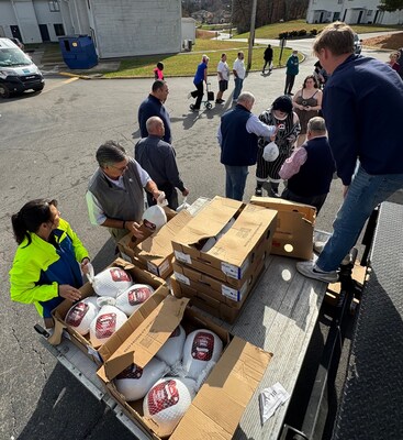 Republic Services employees provided turkeys to residents in several Tennessee communities ahead of Thanksgiving.