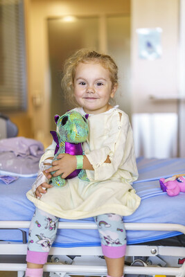 Élia, age 3, Enfant Soleil. (CNW Group/Société immobilière Bélanger)