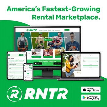 Access RNTR anywhere—mobile, desktop, tablet. List, rent, and manage gear nationwide. Download the app on iOS, Android, or visit RNTR.com.
