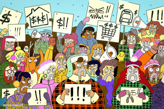 Illustration : Chloe Lalancette (Groupe CNW/Collectif pour un Qu&#233;bec sans pauvret&#233;)