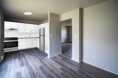 Rendering of Asbury Gardens kitchen, courtesy of Opisina Halili.