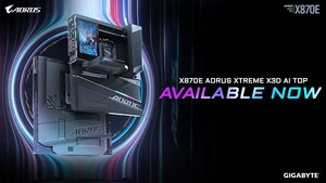 Feita para liberar todo o poder dos processadores AMD Ryzen X3D: a placa-mãe GIGABYTE X870E AORUS XTREME X3D AI TOP, com tecnologia de IA, já está disponível