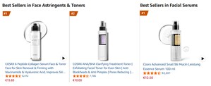 K-Beauty erobert den Markt: COSRX führt die Beauty-Charts von Amazon Deutschland an diesem Black Friday und Cyber Monday an