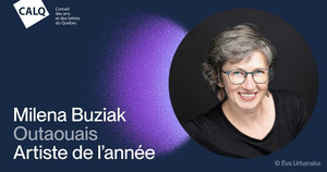 Milena Buziak reçoit le Prix du CALQ - Artiste de l'année en Outaouais
