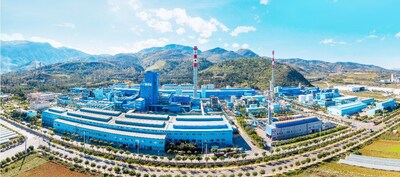 Photo shows a panoramic view of the tin industry branch under Yunnan Tin Group (Holding) Co., Ltd. (Source: Yunnan Tin Group (Holding) Co., Ltd.)