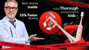 HEISR's Kickstarter-Favorite 3-Sided Toothbrush Returns to the U.S. for Black Friday, Offering Faster, Deeper, and Gentler Daily Cleaning