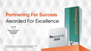 Vantage UK Wins 'Best Affiliate Program Broker 2025' at the Finance Magnates Awards