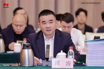 Steven Zhou, President of Smart PV & ESS Product Line, Huawei Digital Power (PRNewsfoto/Huawei)