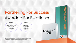 Vantage celebra dupla vitória no Finance Magnates Awards 2025 no Vietnã e no Reino Unido