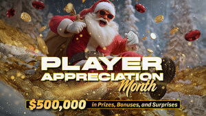 ACR Poker Crowns December 'Player Appreciation Month' With $500,000 in Giveaways