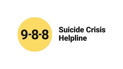 9-8-8 Suicide Crisis Helpline - English (CNW Group/Centre for Addiction and Mental Health)