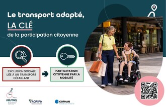 Le transport adapt&#233; : cl&#233; d&#39;une participation citoyenne pleine et enti&#232;re (Groupe CNW/Alliance des Regroupements des usagers du transport adapt&#233; du Qu&#233;bec (ARUTAQ))