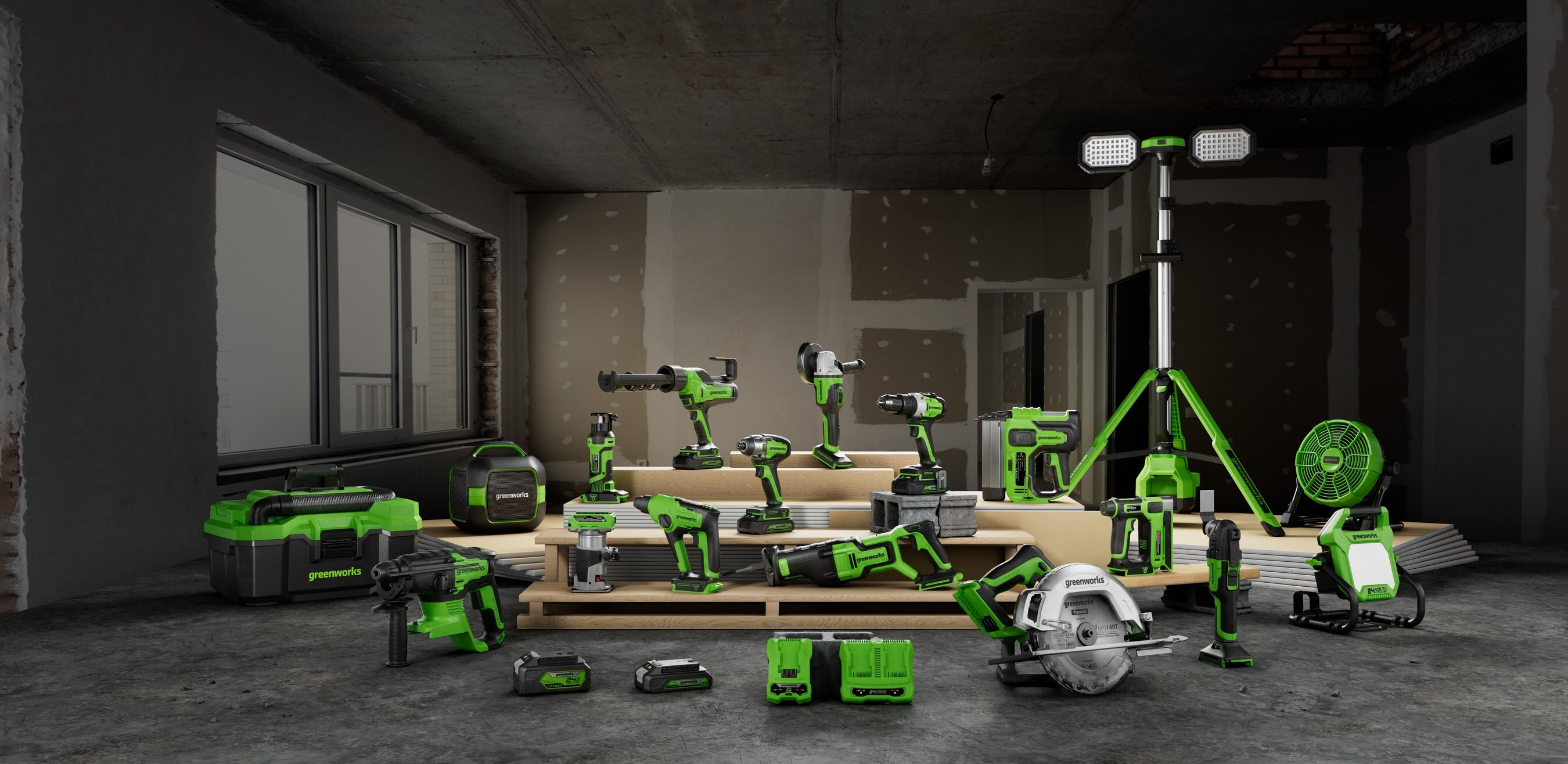 Greenworks Powers the Holidays with 24 Days of Giving - Daily Prizes from the Expanded POWERALL™ 24V Line