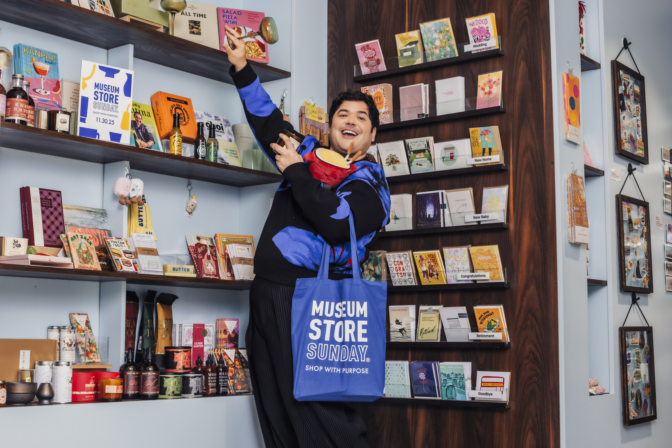 Harvey Guillén Shops With Purpose Ahead of Museum Store Sunday, Taking Place Nov. 30