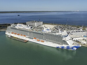 Sky Princess Arrives at Port Canaveral as First Royal-Class Ship to Sail from Central Florida