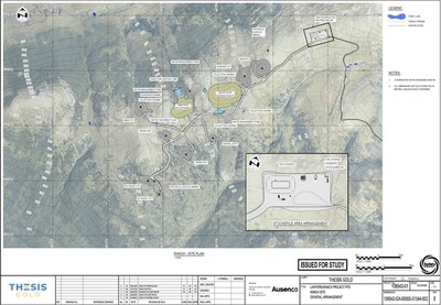 Figure 7: Ranch Site General Arrangement (CNW Group/Thesis Gold Inc.)