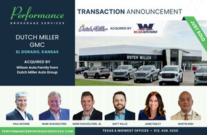 Performance Brokerage Services Advises on the Sale of Dutch Miller GMC of El Dorado in Kansas from Dutch Miller Auto Group to Wilson Auto Family