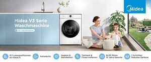 Für alle, die effizienter haushalten wollen: brandneue Waschmaschine und Trockner der V3-Serie von Midea