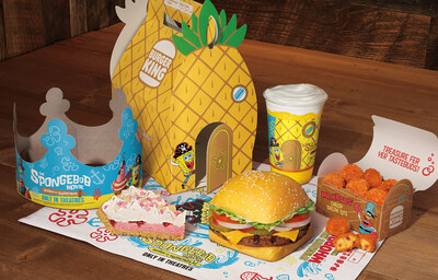 Burger King® Invites Guests to Dive Into a Sea of Flavor with All-New SpongeBob™ Movie Menu (PRNewsfoto/Burger King)
