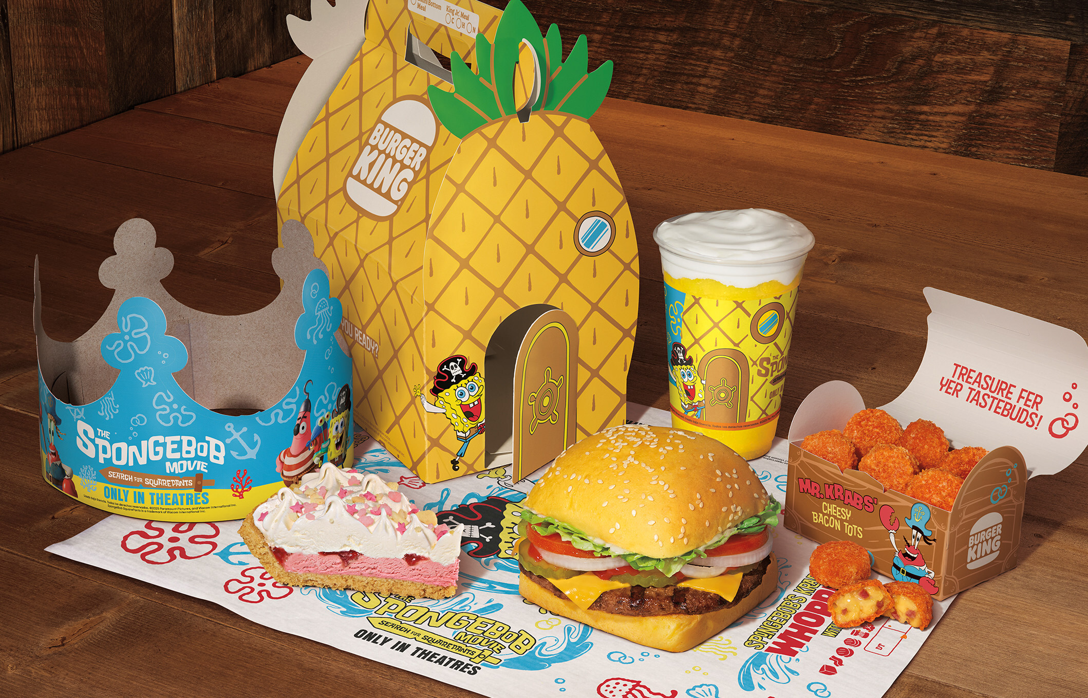 Burger King® Invites Guests to Dive Into a Sea of Flavor with All-New SpongeBob™ Movie Menu