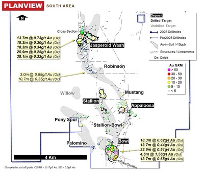 Figure 10: South Area Plan Map (CNW Group/Orla Mining Ltd.)
