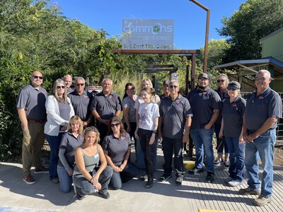 Suburban Propane volunteers pose at The Commons Center for Food Security and Sustainability in Silver City, New Mexico.