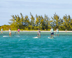 The start of the paddleboard race