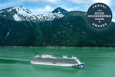 Princess Cruises’ Discovery Princess Named “Coolest Way To See Alaska” in the Good Housekeeping 2026 Travel Awards