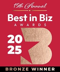 15th annual Best in Biz Awards bronze winner logo