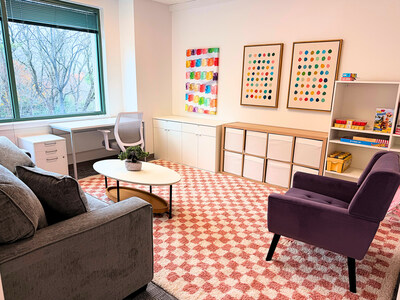 A welcoming meeting room in the new Blackbird Health clinic in Media PA.