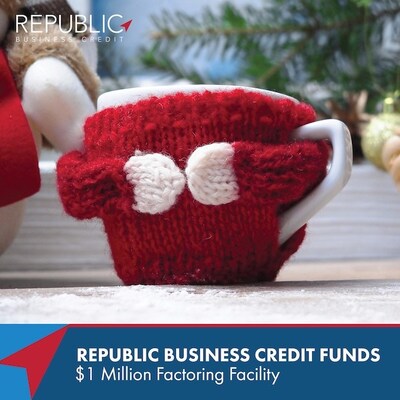 Republic Business Credit Supports Growth of Drink Accessory Manufacturer with $1 Million Factoring Facility