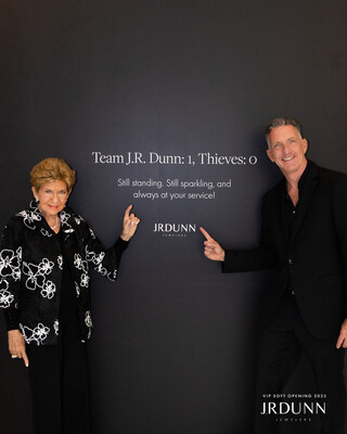 Ann Marie and Sean Dunn sharing a resilient moment together after the break in