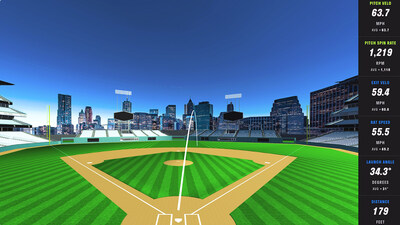 KIT's insights into contact efficiency – which to date could only be captured by expensive, immovable technology installed in Major League Baseball stadiums – are paired with 3D field graphics and automatic video capture on every swing.