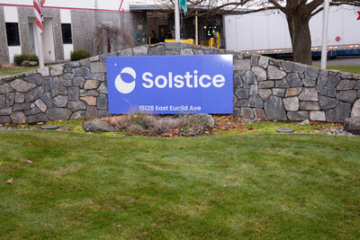 Front entrance to Solstice Advanced Materials Spokane Facility.