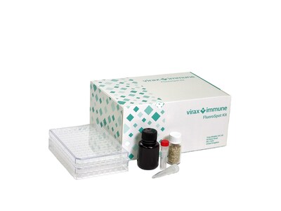 An investigational ViraxImmune™ kit, part of Virax Biolabs’ in-development T-cell immune-profiling platform. ViraxImmune™ is currently in development and is not approved for diagnostic use in any jurisdiction