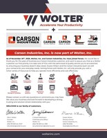 Wolter Carson Joining Forces Image