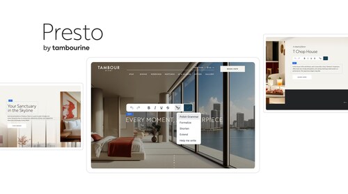 Presto by Tambourine