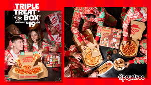 Pizza Hut Doubles Down on Helping Fans Holiday Harder with New Limited-Edition Tipsy Elves Triple Treat Box Onesie