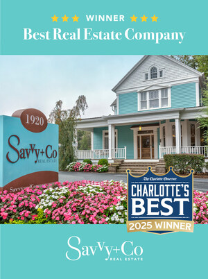 Savvy + Co. Real Estate Named Charlotte's Best Real Estate Company in 2025 Awards