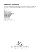 Seven Acres Escape Local Contractor List