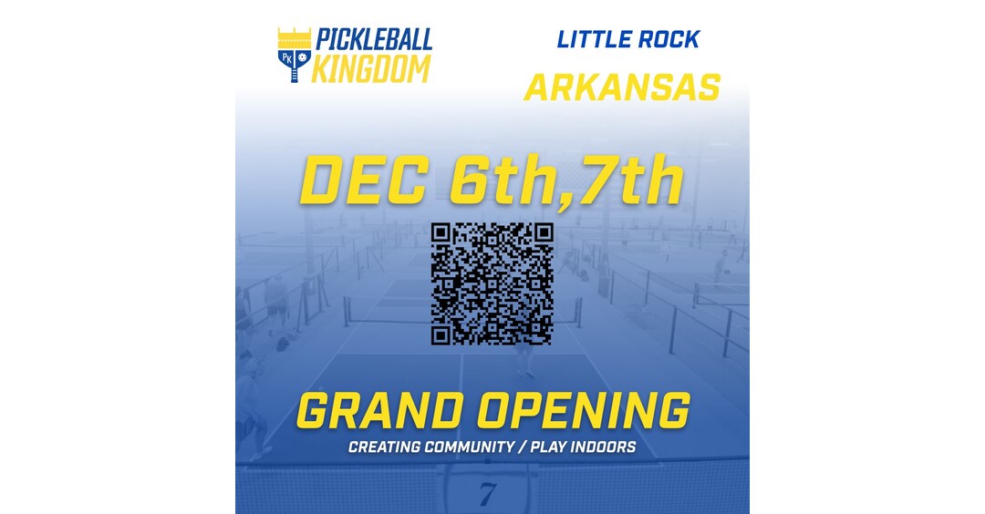 Pickleball Kingdom Little Rock Hosts Exclusive Media Night on December 4th