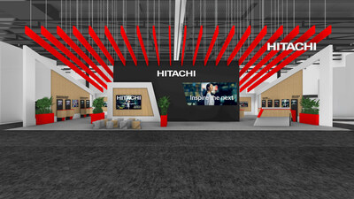 Hitachi booth concept for CES 2026.