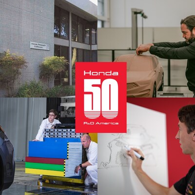 Since establishing its first U.S. R&D facility in Southern California in 1975, Honda has built a legacy of innovation, leading to the development of a wide range of products, from automobiles and motorcycles to lawnmowers and jets. Since establishing its first U.S. R&D facility in Southern California in 1975, Honda has built a legacy of innovation, leading to the development of a wide range of products, from automobiles and motorcycles to lawnmowers and jets.