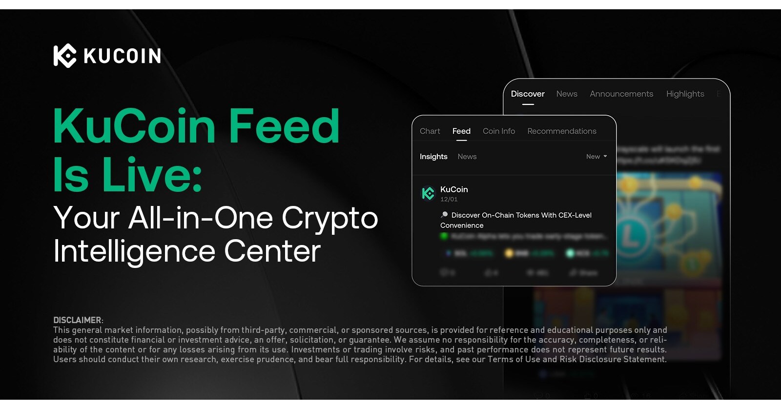 KuCoin Launches "KuCoin Feed": An AI-Powered, All-in-One Crypto Intelligence Center