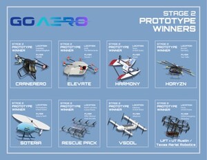 GoAERO Global Emergency Response Flyer Competition Announces Prototype Winning Teams