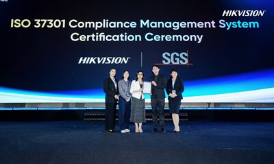 Hikvision Awarded ISO 37301 Certification for Compliance Management System (PRNewsfoto/Hikvision Digital Technology) Hikvision Awarded ISO 37301 Certification for Compliance Management System (PRNewsfoto/Hikvision Digital Technology)