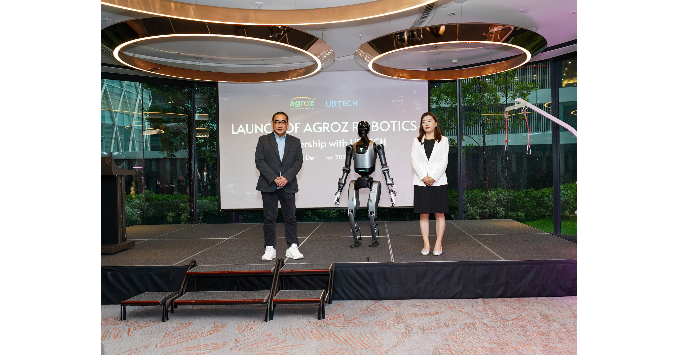 Agroz Inc. Announces Launch of Agroz Robotics with UBTECH to Integrate AI-Robotics Technology into Farm Operating System