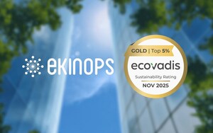 Ekinops recognized with EcoVadis Gold Medal for sustainability excellence, ranked among the top 5% globally