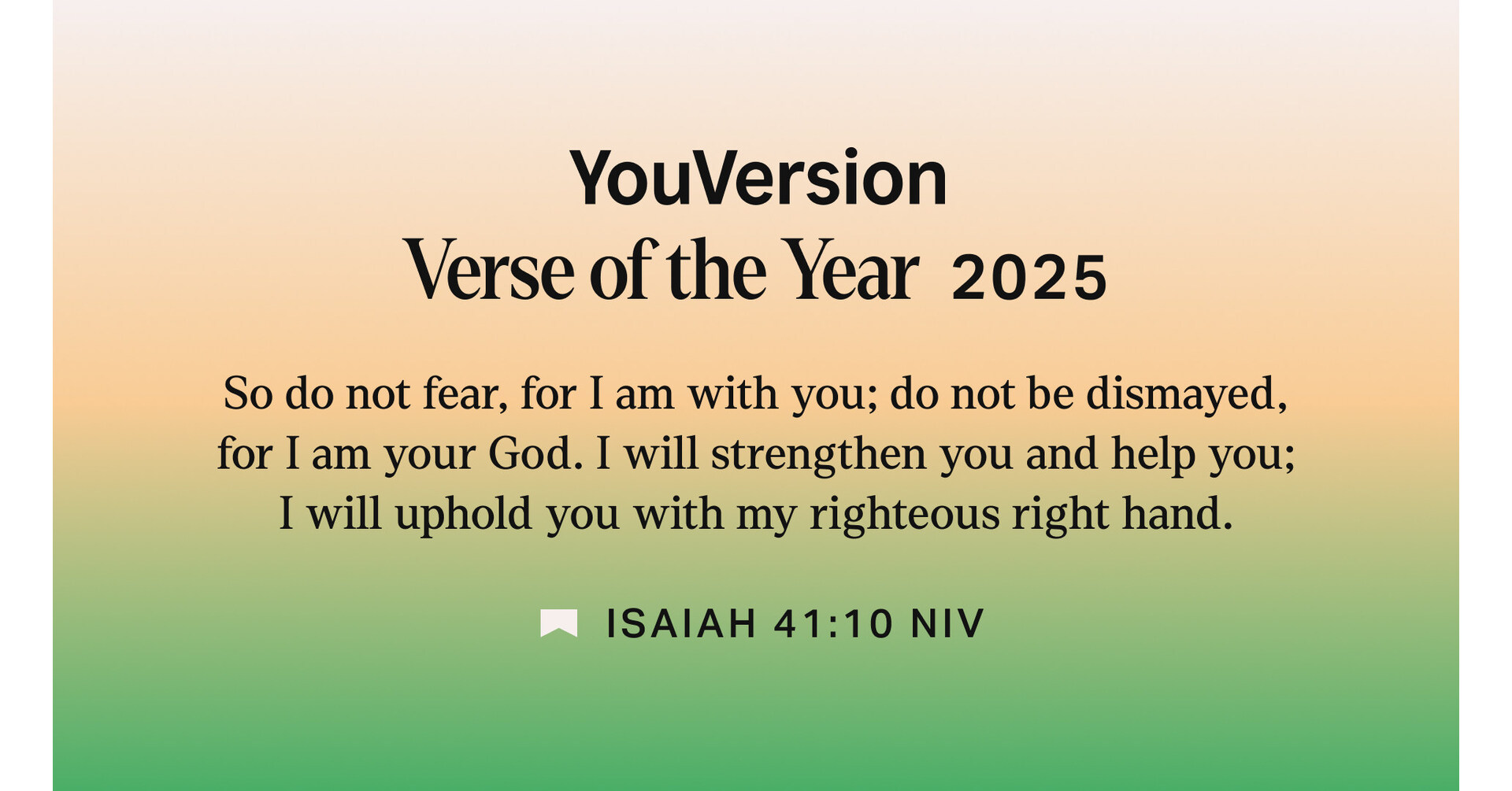 YouVersion Announces 2025 Verse of the Year as Bible Engagement Reaches New  Heights Globally